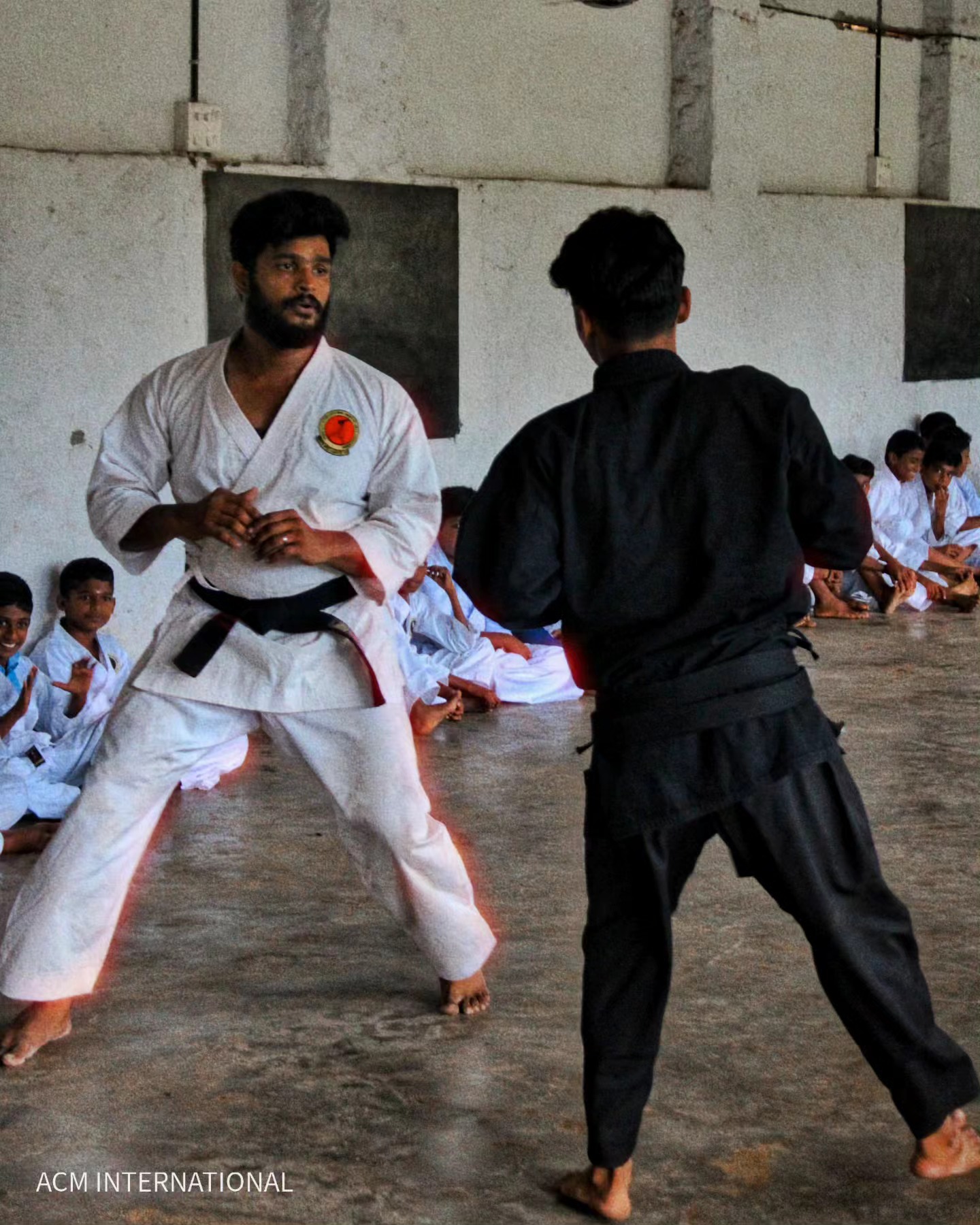 Partner combat drill training for self-defense and sparring techniques